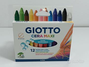 Cera Maxi Pastelloni a cera da 12 Giotto