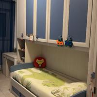 Cameretta con Armadio a Ponte+ 2 letti