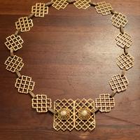 Cintura gioiello metallo oro vintage
