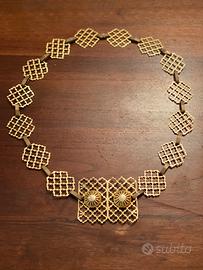 Cintura gioiello metallo oro vintage