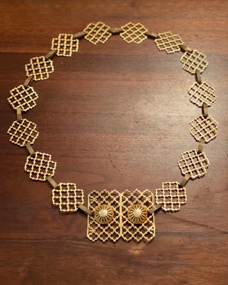 Cintura gioiello metallo oro vintage