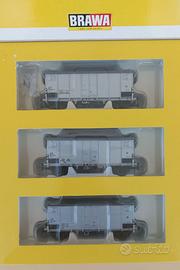BRAWA 48555 Set 3 carri frigorifero Hg FS