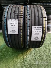 2 gomme 215 45 18 DUNLOP RIF806