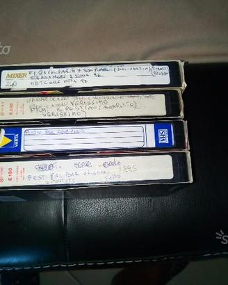 Videocassette con registrazioni anni 90