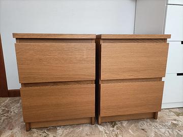 Coppia comodini Malm