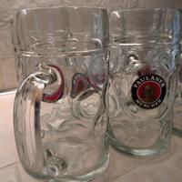 Bicchieri birra paulaner 1litro