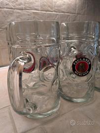 Bicchieri birra paulaner 1litro