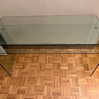 Tavolo consolle vetro curvato