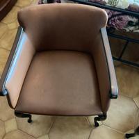 Poltroncine in pelle anni 30/40