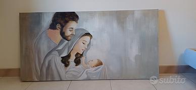 quadro in tela Sacra famiglia 