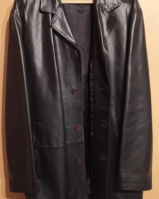 Cappotto in pelle