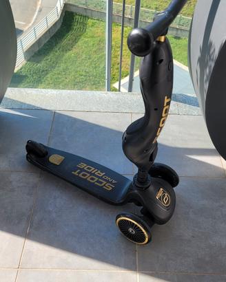 Monopattino Scoot & Ride 2 in 1 – Nero e oro Bimbi