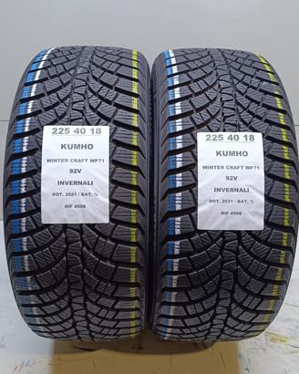 2 GOMME 225 40 18 KUMHO INV RIF4508