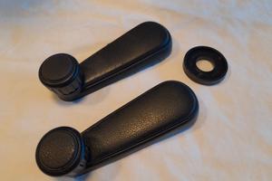 Manovelle alzavetro nere originali Golf Mk2