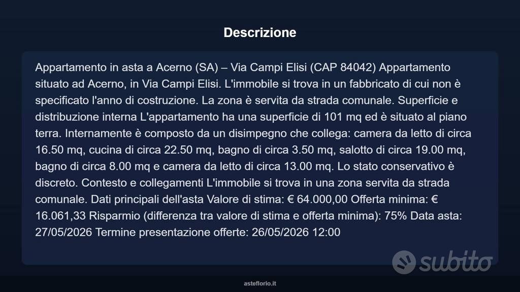 Appartamento – Acerno, Salerno - Vista 4