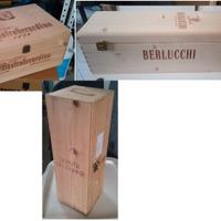 Lotto 3 casse vino Mastro Berardino,Berlucchi,ec..