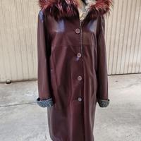 cappotto in vera pelle ed alpaca Sem Collection 