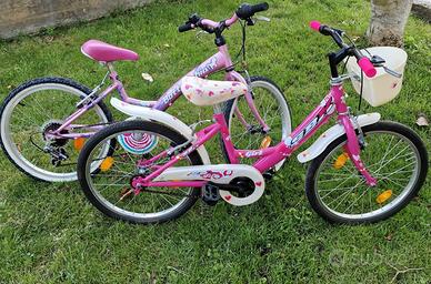 Bici bambina 20 sbk e bottecchia una 24 nuzzi