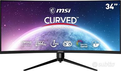 MSI Optix MAG342CQR Monitor Gaming Curvo 34" UWQHD