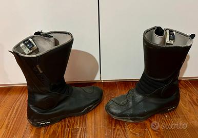 Stivali neri moto taglia 44
