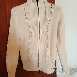 cardigan con zip uomo tg L