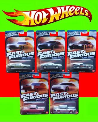 Hot Wheels FAST & FURIOUS VILLAINS serie completa
