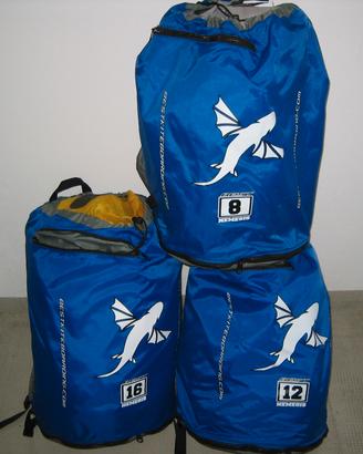 Set kite completo 3 ali+2 barre complete+tavola