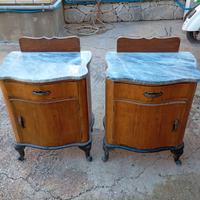 Comodino arte povera