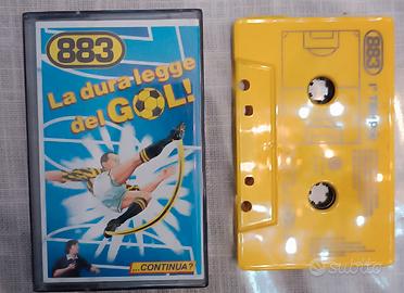 musicassetta vintage 883 la dura legge del gol
