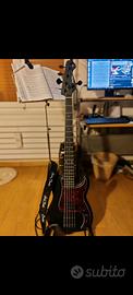 Basso 5 corde Harley Benton jp5bk