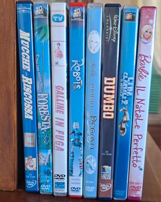 8 dvd per bambini