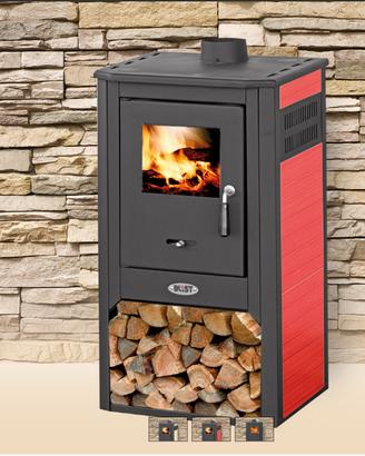 Stufa a legna Blist Konzul 9kW – Rosso Lava