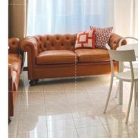 Set di Divani Chesterfield in vera pelle da restau