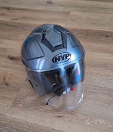 Casco jet moto HYP (praticamente nuovo)