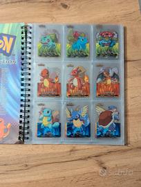 Album 124 carte Pokemon rainbow lamincards Edibas