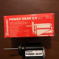 Motore GRAUPNER power gear 2,5+speed600 9,6V