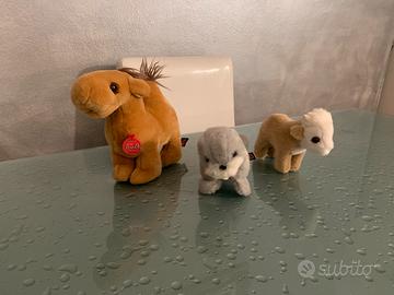 Peluche Trudi originali vintage Cammello-Tricheco