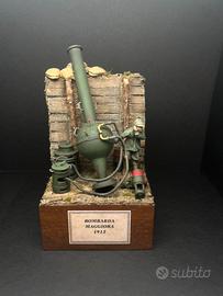 diorama 1:32 Bombarda Maggiora da 320 ww1