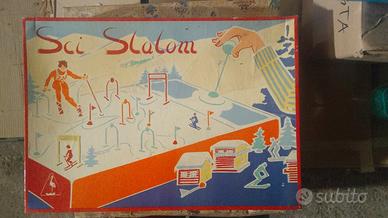 Gioco da tavola vintage "Sci Slalom"