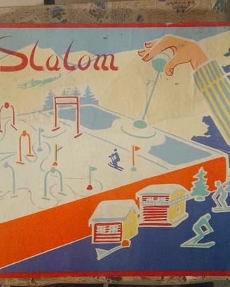 Gioco da tavola vintage "Sci Slalom"