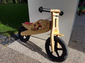 bici senza pedali in legno 
