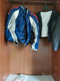 Giubbotto moto in pelle marca clover uomo M