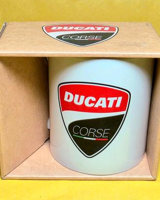✅ Tazza Ufficiale "Ducati Corse" con Scatola Nuova