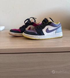 Air Jordan 1 Low (SE) “Purple Magenta” Mismatched