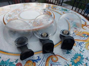 Tris lampade da esterno