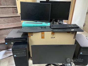 Lotto pc fisso  / monitor/ stampante
