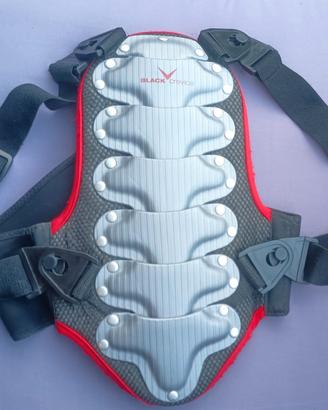paraschiena Black Crevice junior taglia JM 