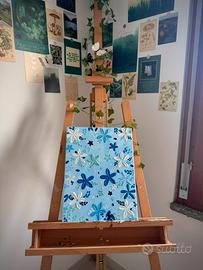 Quadro materico dipinto a mano