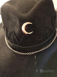 cappello tesa larga boho