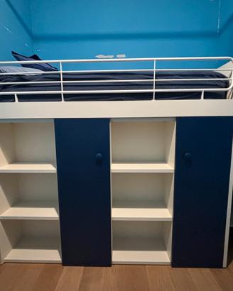 Mobile/libreria con letto